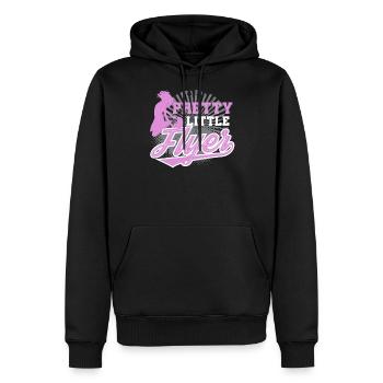 Cheerleader Pretty Little Flyer Geschenk Tee für - Männer Premium Bio Hoodie - Schwarz - Vorne - Nico (187cm)