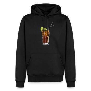 Long Island ice tea cocktail longdrink Geschenk - Männer Premium Bio Hoodie - Schwarz - Vorne - Nico (187cm)