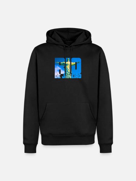 Rio de Janeiro Brazil - Men’s Premium Organic Hoodie - black