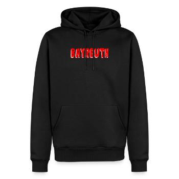 Bayreuth Bayern - Sweat à capuche Premium bio Homme - noir - Devant - Nico (187cm)