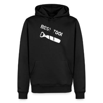 Flaschenöffner Best Tool - Männer Premium Bio Hoodie - Schwarz - Vorne - Nico (187cm)