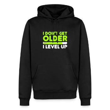 Gamer - Männer Premium Bio Hoodie - Schwarz - Vorne - Nico (187cm)