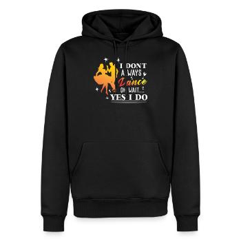 Tänzer werden lustige Tanzliebhaber-Geschenk-Design tanzen - Männer Premium Bio Hoodie - Schwarz - Vorne - Nico (187cm)