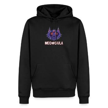 Cadeau de chaton Dracula chat Halloween vampire - Sweat à capuche Premium bio Homme - noir - Devant - Nico (187cm)