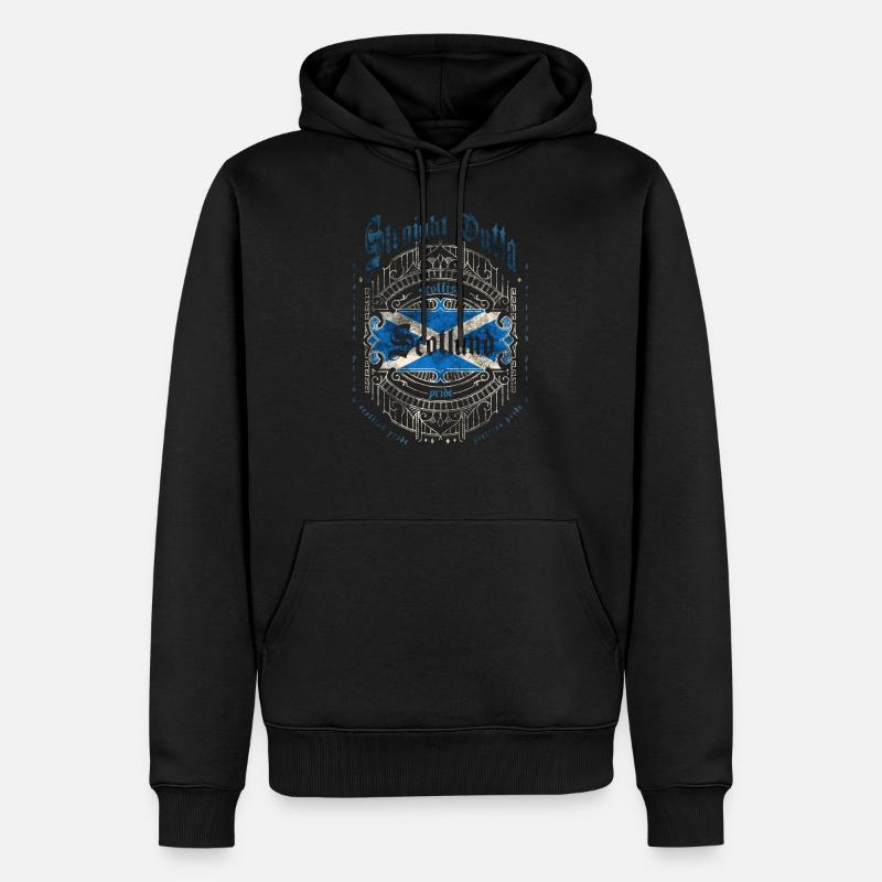 Écosse - Sweat à capuche Premium bio Homme - noir