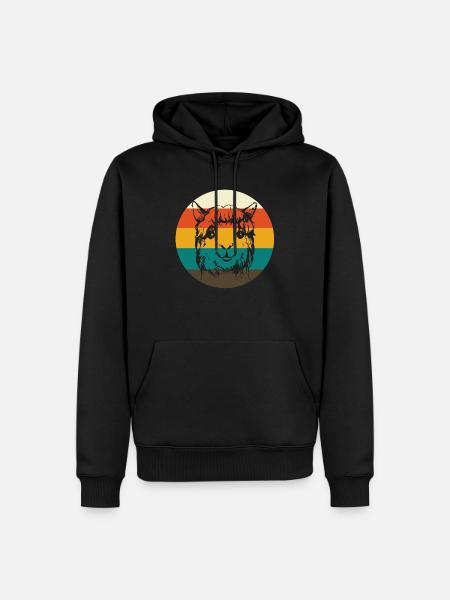 ALPACA ALPACA - Men’s Premium Organic Hoodie - black