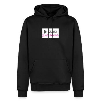 In dubio Pro Secco Lustig Anwalt Staatsexamen Jura - Männer Premium Bio Hoodie - Schwarz - Vorne - Nico (187cm)