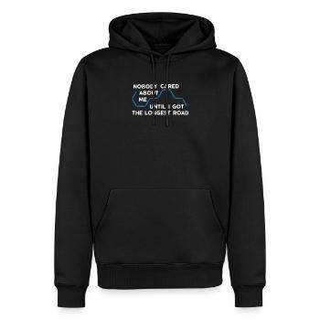 The Longest Road - Lustiges Siedler-Brettspiel - Männer Premium Bio Hoodie - Schwarz - Vorne - Nico (187cm)
