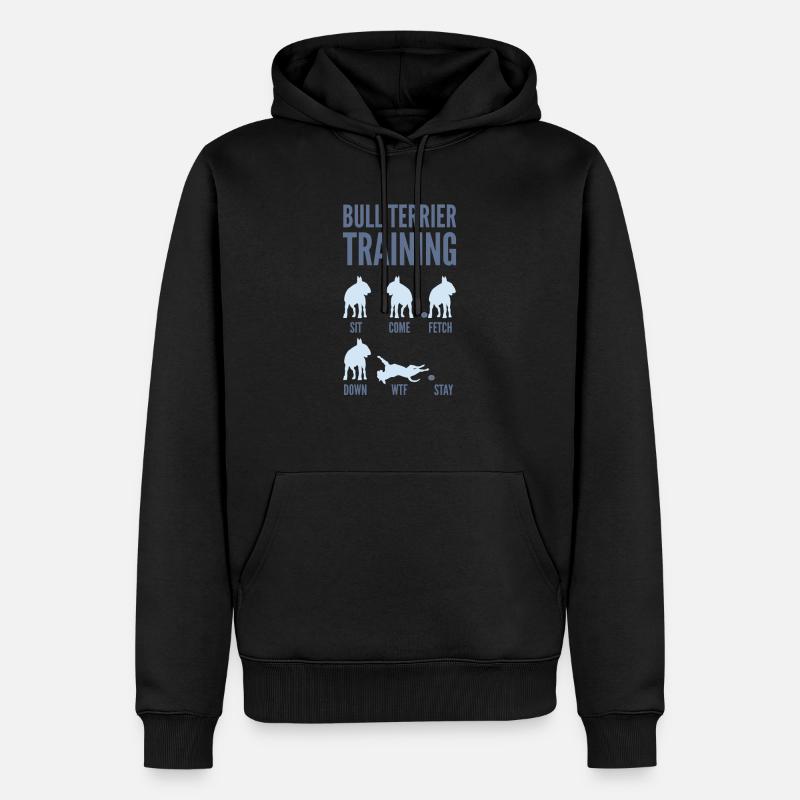 Formation Bull Terrier - Sweat à capuche Premium bio Homme - noir