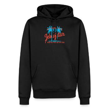 Jebivjetar I Balkan Collection T-Shirt - Men’s Premium Organic Hoodie - black - Front - Nico (187cm)