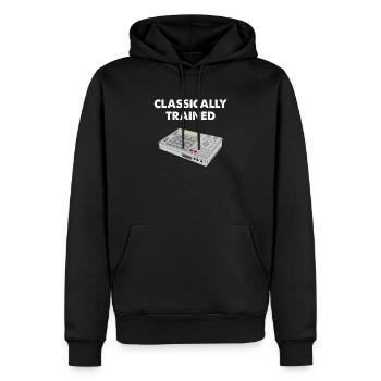 MPC Music Producer design - Sweat à capuche Premium bio Homme - noir - Devant - Nico (187cm)