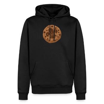 Membre partisan du dépisteur éclaireur dépisteur - Sweat à capuche Premium bio Homme - noir - Devant - Nico (187cm)