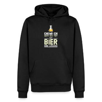 Biertrinker Schützenfest Party Saufen Geschenk - Männer Premium Bio Hoodie - Schwarz - Vorne - Nico (187cm)