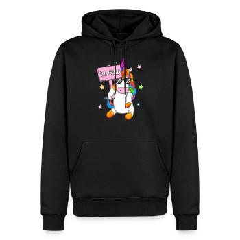 Choose Kindness AntiBullying Be Kind Girls - Men’s Premium Organic Hoodie - black - Front - Nico (187cm)