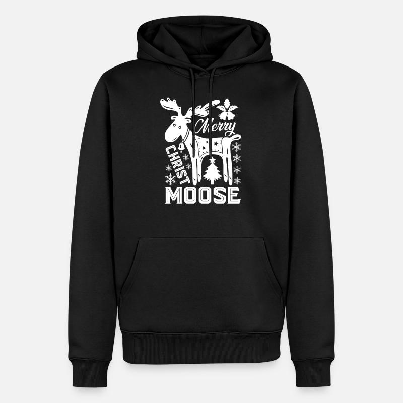 Noël orignal Noël - Sweat à capuche Premium bio Homme - noir