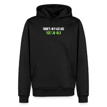 Sysadmin Day Design Geschenk - Männer Premium Bio Hoodie - Schwarz - Vorne - Nico (187cm)