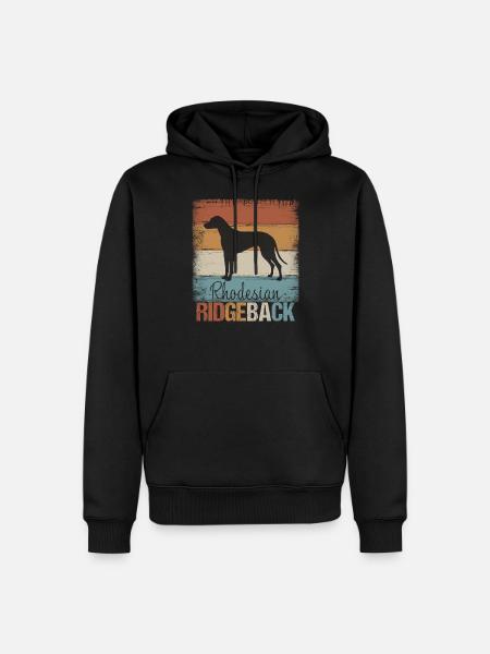 Rhodesian Ridgeback dog gift - Men’s Premium Organic Hoodie - black