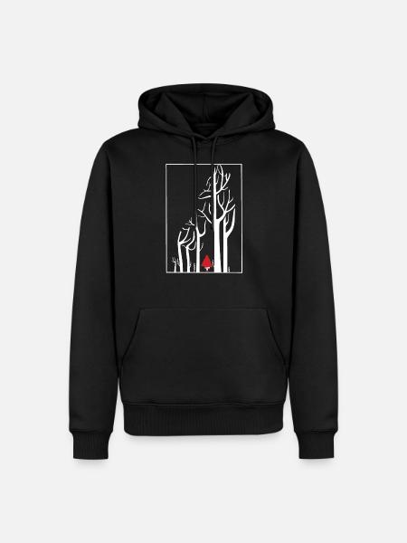 Rotkäppchen - Männer Premium Bio Hoodie - Schwarz