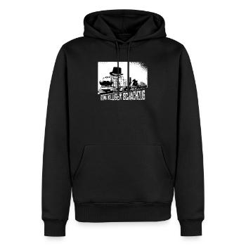 Ein Kluger Schachzug! Schach Spruch Wortspiel - Männer Premium Bio Hoodie - Schwarz - Vorne - Nico (187cm)