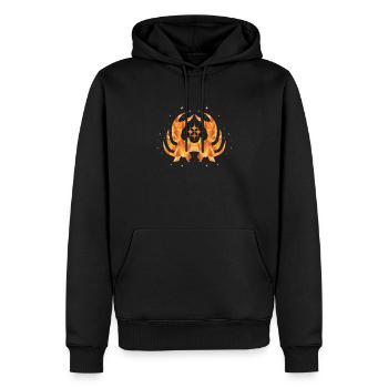 Krebs Sternzeichen - Männer Premium Bio Hoodie - Schwarz - Vorne - Nico (187cm)