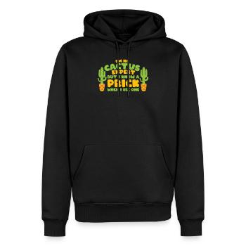 I'm no cactus expert but I know a prick when I see - Men’s Premium Organic Hoodie - black - Front - Nico (187cm)