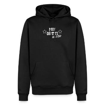 Suisse déesse suisse gotti baptême cadeau bébé - Sweat à capuche Premium bio Homme - noir - Devant - Nico (187cm)