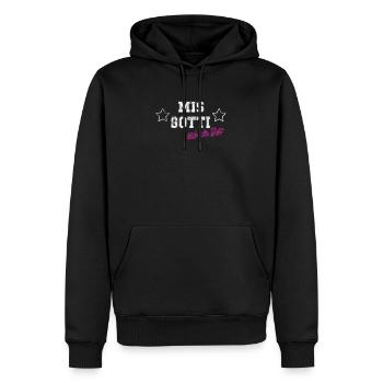 Suisse déesse suisse gotti baptême cadeau bébé - Sweat à capuche Premium bio Homme - noir - Devant - Nico (187cm)