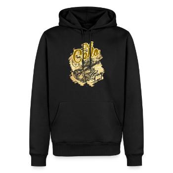 Cello That Cello Guy - Sweat à capuche Premium bio Homme - noir - Devant - Nico (187cm)