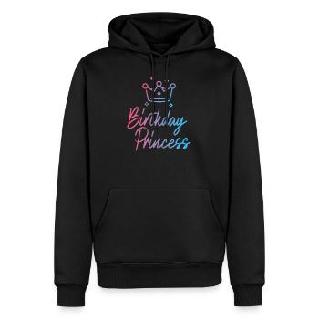 Birthday Princess - Männer Premium Bio Hoodie - Schwarz - Vorne - Nico (187cm)