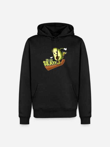 inline skates, inline skate shirt, - Men’s Premium Organic Hoodie - black