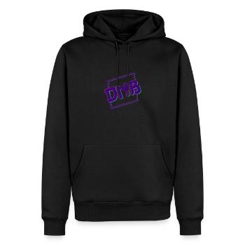 Drum And Bass Idée cadeau Rave - Sweat à capuche Premium bio Homme - noir - Devant - Nico (187cm)