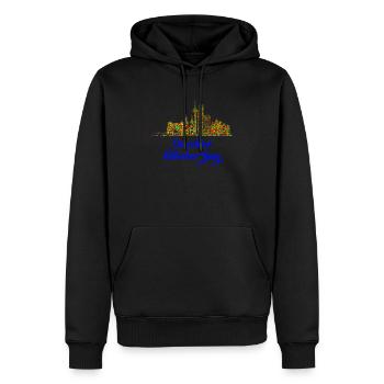 Köln Jeck Fasching Karneval Kostüm Verkleidung - Männer Premium Bio Hoodie - Schwarz - Vorne - Nico (187cm)