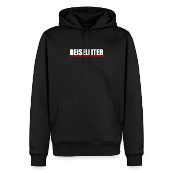 Reiseleiter Tour Guide Arbeit Reisegruppe Motiv - Männer Premium Bio Hoodie - Schwarz - Vorne - Nico (187cm)