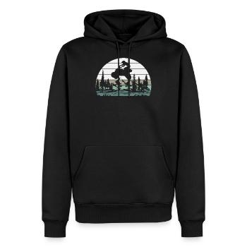 ATV Rider Off Road Outdoors Gift - Men’s Premium Organic Hoodie - black - Front - Nico (187cm)