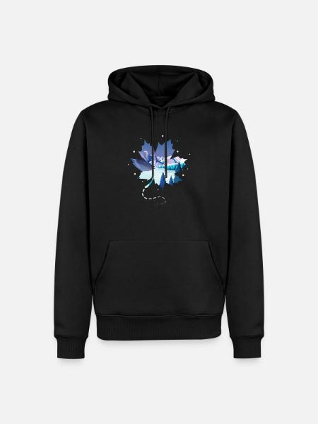 Canada - Men’s Premium Organic Hoodie - black