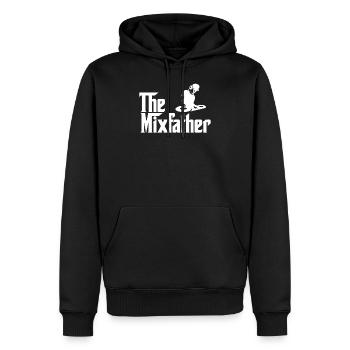 The Mixfather Dj Disc Jockey Geschenk - Männer Premium Bio Hoodie - Schwarz - Vorne - Nico (187cm)