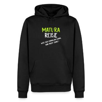 Matura 2020 Maturareise Nicht Erinnern - Männer Premium Bio Hoodie - Schwarz - Vorne - Nico (187cm)