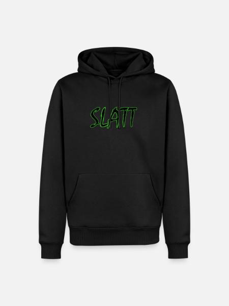 SLATT - Men’s Premium Organic Hoodie - black