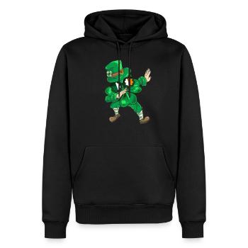 Déguisement de shamrock St Patricks Day pour enfant - Sweat à capuche Premium bio Homme - noir - Devant - Nico (187cm)