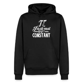 Pi Day Pi Irrational aber konstant - Männer Premium Bio Hoodie - Schwarz - Vorne - Nico (187cm)