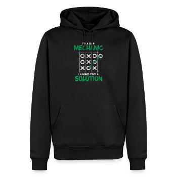 Schiffsmechaniker - Männer Premium Bio Hoodie - Schwarz - Vorne - Nico (187cm)