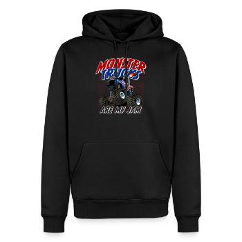 Monster Trucks Monstertruck are my Jam - Männer Premium Bio Hoodie - Schwarz - Vorne - Nico (187cm)