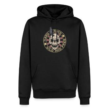 Rock n Roll Rockmusik Musiker Hardrock Geschenk - Männer Premium Bio Hoodie - Schwarz - Vorne - Nico (187cm)