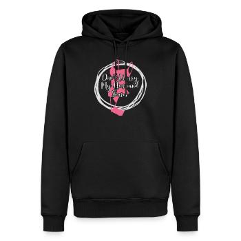 Swingers Lifestyle Ne vous inquiétez pas des actions de mon mari - Sweat à capuche Premium bio Homme - noir - Devant - Nico (187cm)