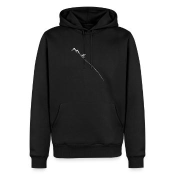Downhill Mountainab VTT VTT Cadeau - Sweat à capuche Premium bio Homme - noir - Devant - Nico (187cm)