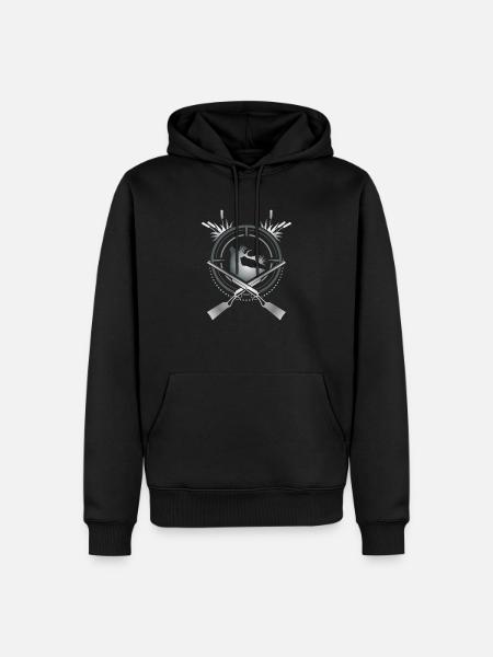 Deer hunter - Men’s Premium Organic Hoodie - black