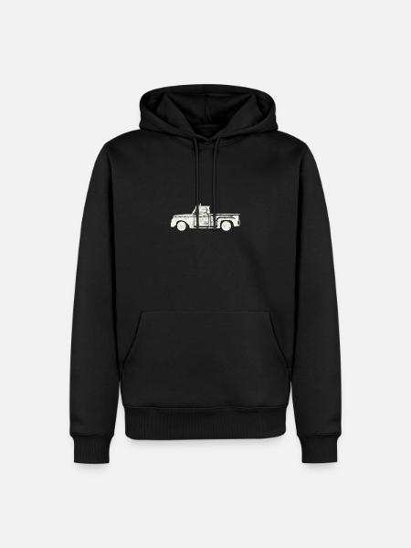 Pick-up - Sweat à capuche Premium bio Homme - noir