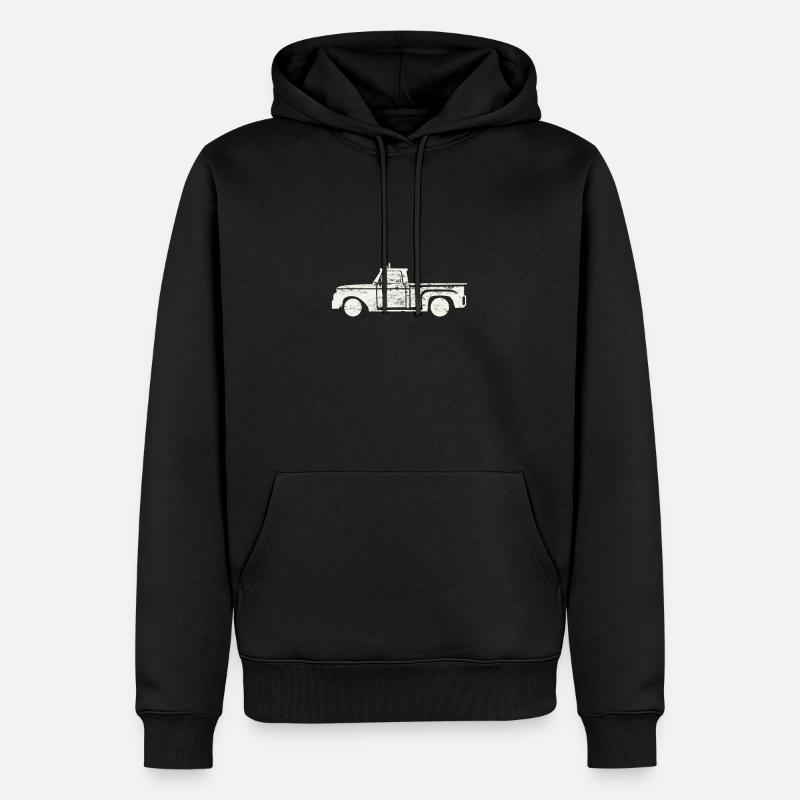 Pick-up - Sweat à capuche Premium bio Homme - noir