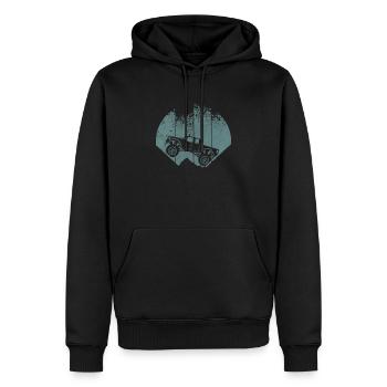 Monster Truck - Männer Premium Bio Hoodie - Schwarz - Vorne - Nico (187cm)