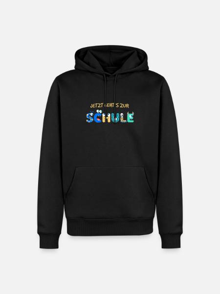 School Enrolment School First day of school Start of school - Men’s Premium Organic Hoodie - black